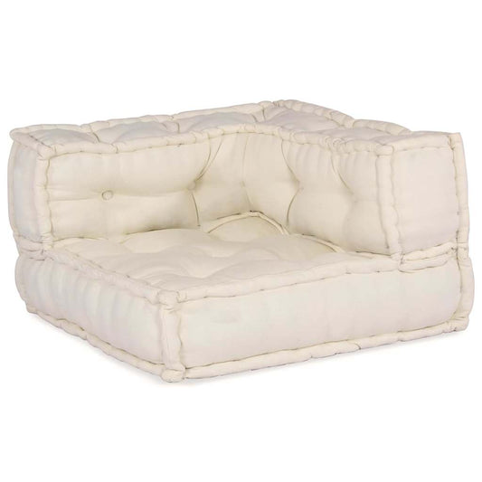 Modulares Sofa 3 pcs Creme Stoff