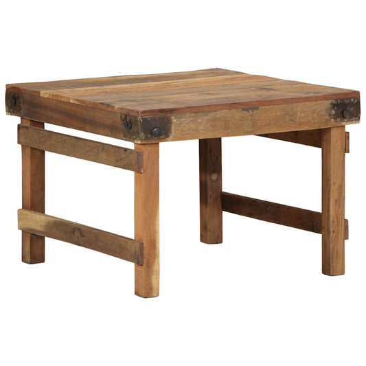 Couchtisch Braun 60 x 55 x 40 cm recyceltes Massivholz