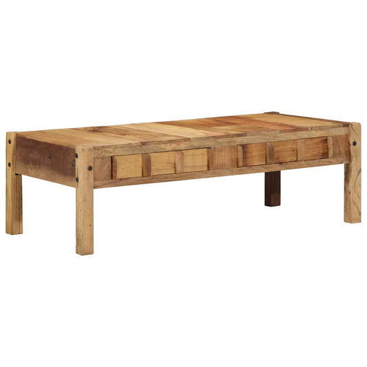 Couchtisch Braun 110 x 55 x 35 cm Massivholz Altholz