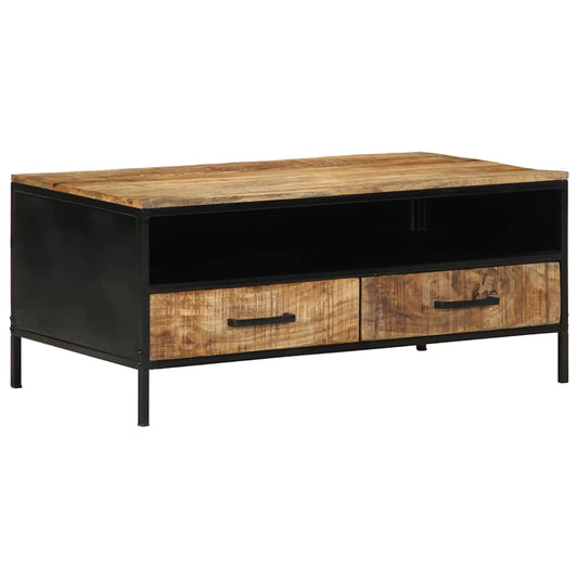 Couchtisch Braun 90 x 50 x 40 cm Massivholz Mango