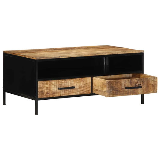 Couchtisch Braun 90 x 50 x 40 cm Massivholz Mango