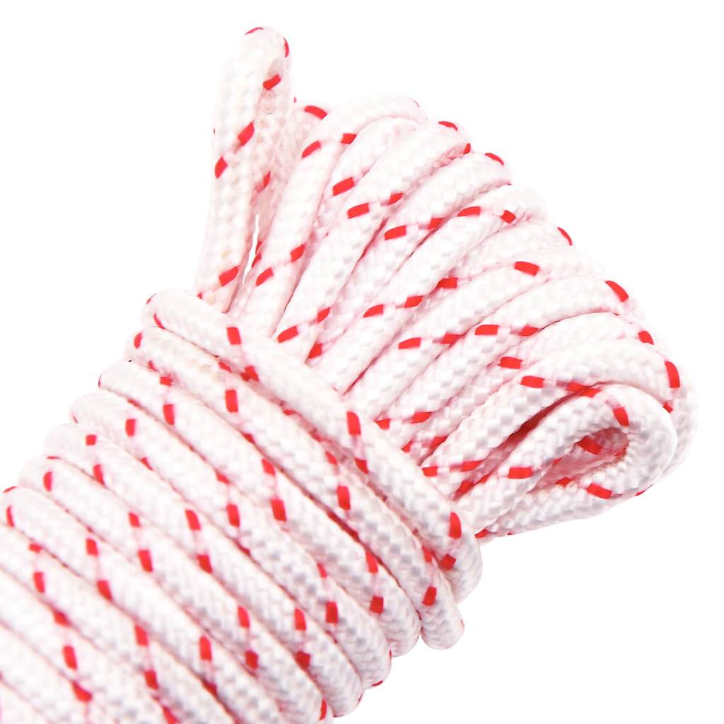 Startsnor hvid og rød Ø3 mm 10 m nylon