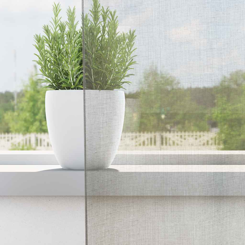 Voile Gardiner med løkker 2 stk Lysegrå 140x175 cm