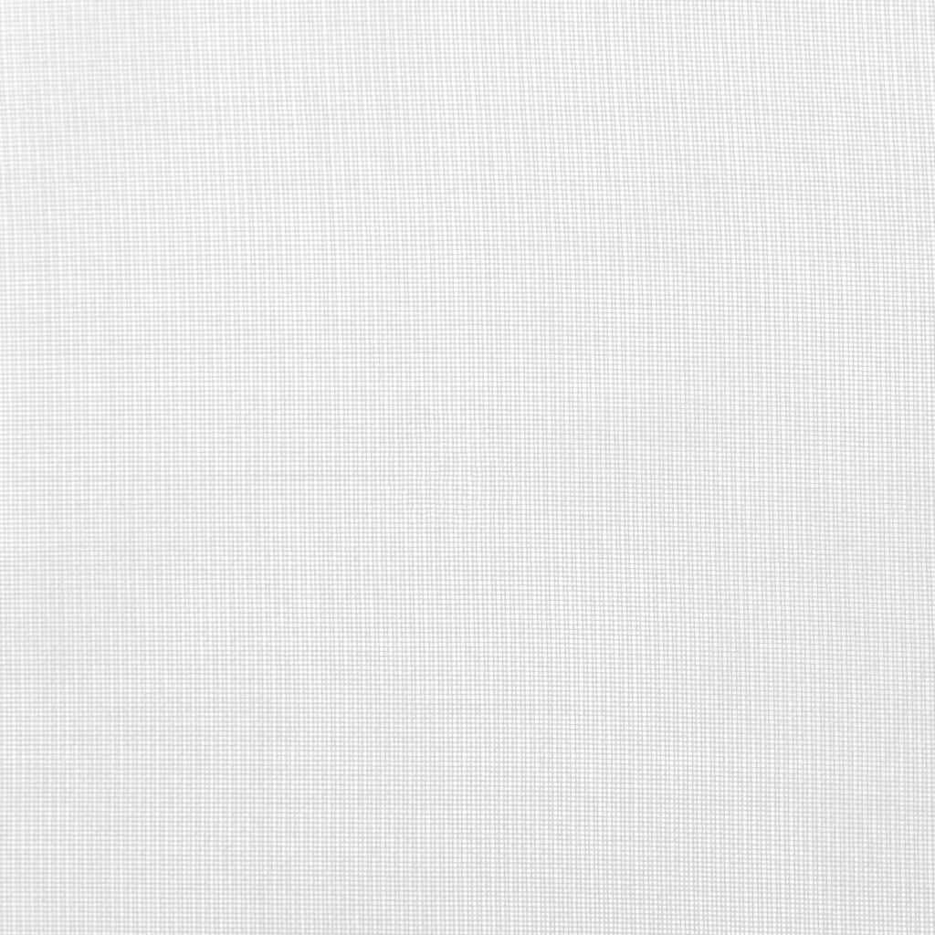 Voile Gardiner med løkker 2 stk Hvide 140x175 cm