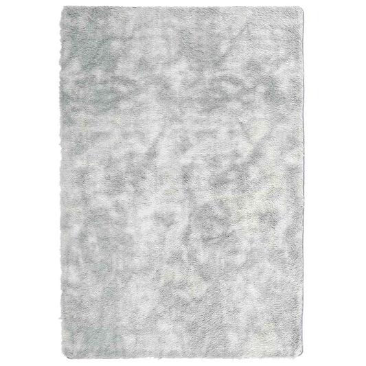 Teppich Shaggy Hochflor NAVARRA Hellgrau 200x290 cm Polyester