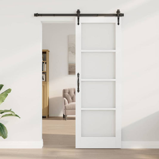 Innentür mit Glas ORKDAL Weiß 73,5 x 211 cm