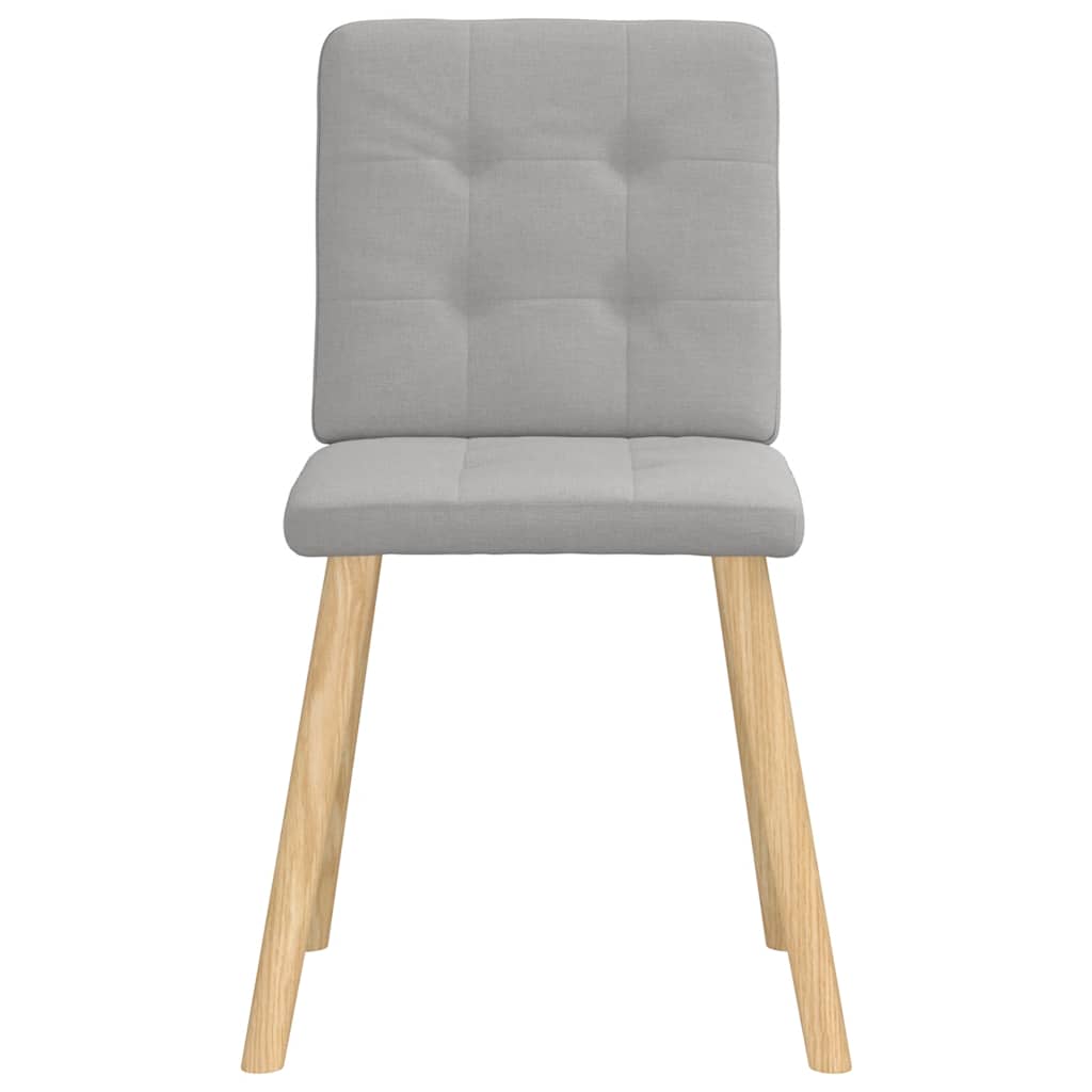 Spisestuestole 4 stk Cloud Grey Stof