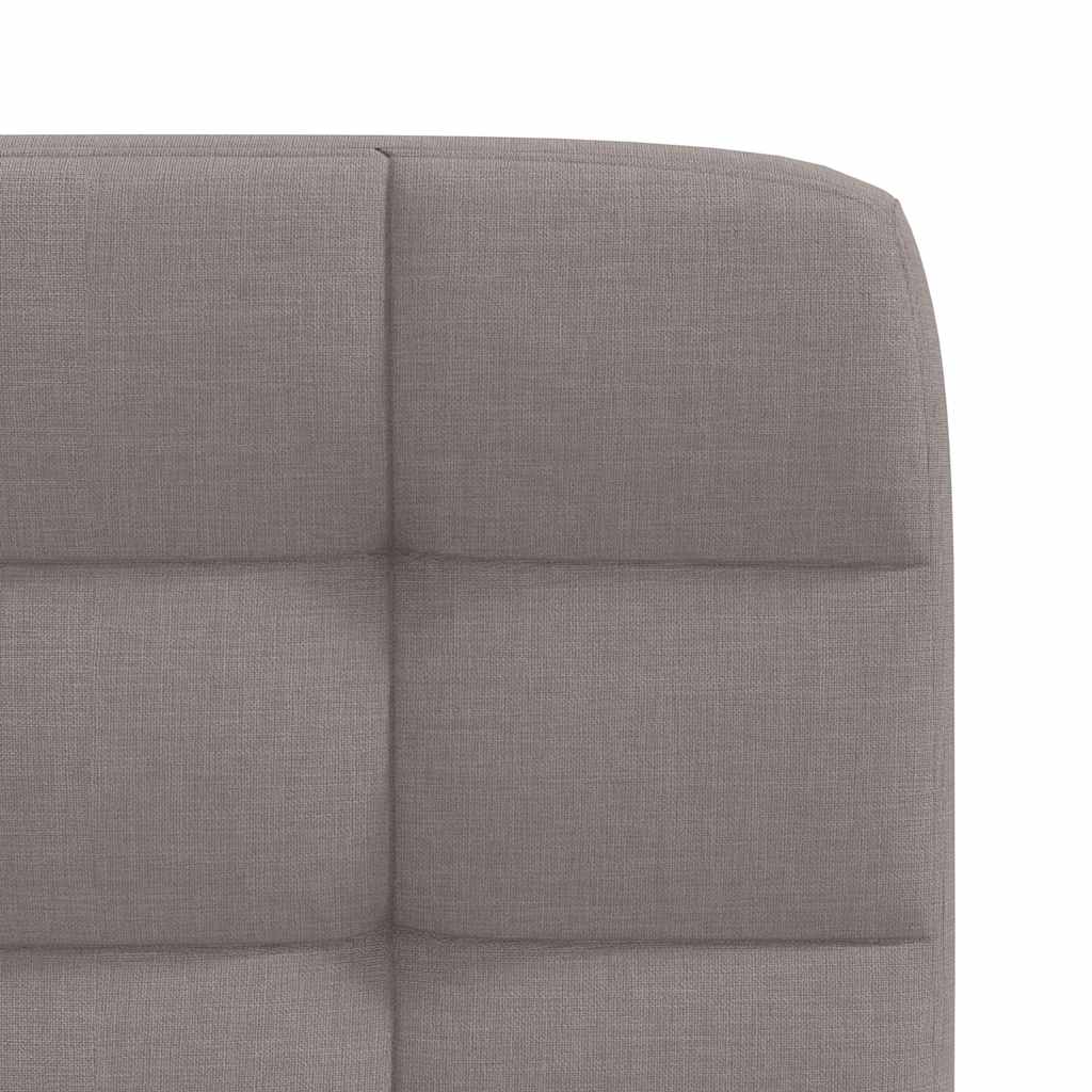 Spisestuestole 4 stk Taupe Stof