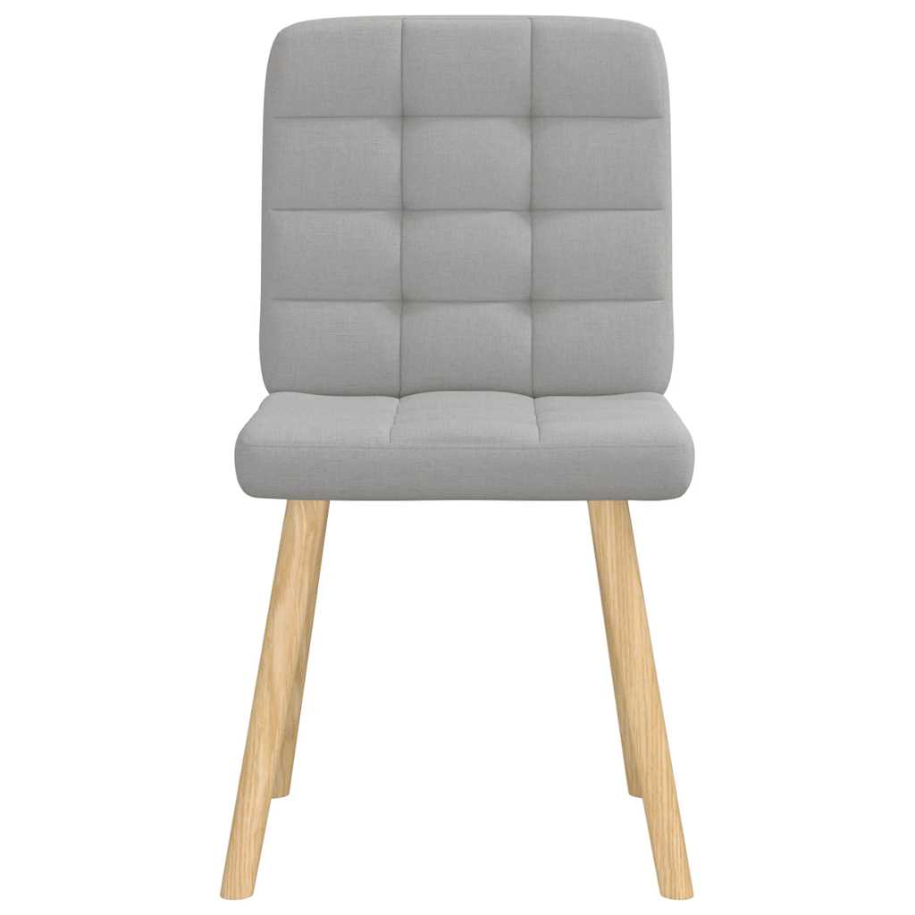 Spisestuestole 4 stk Cloud Grey Stof