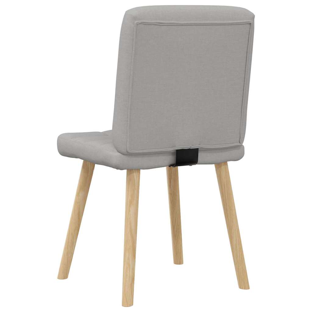 Spisestuestole 4 stk Cloud Grey Stof