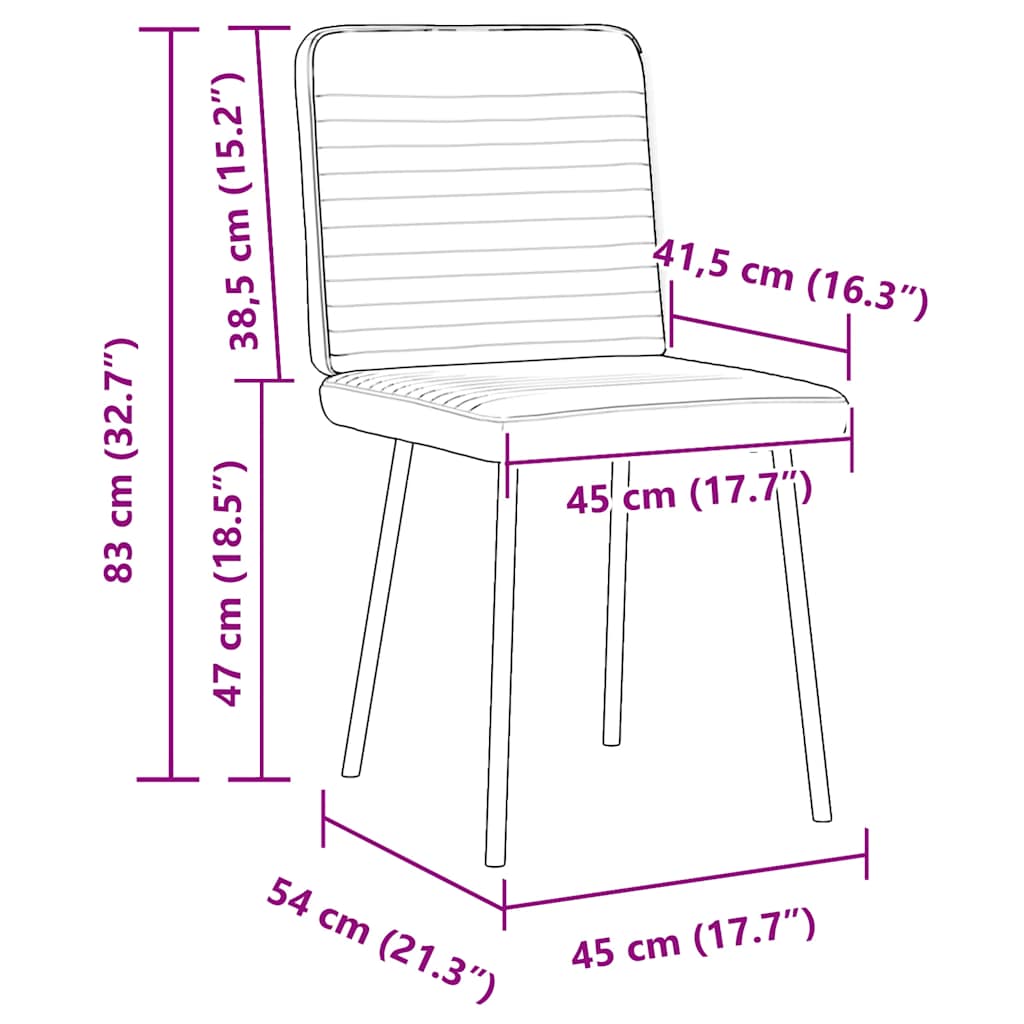 Spisestuestole 4 stk
