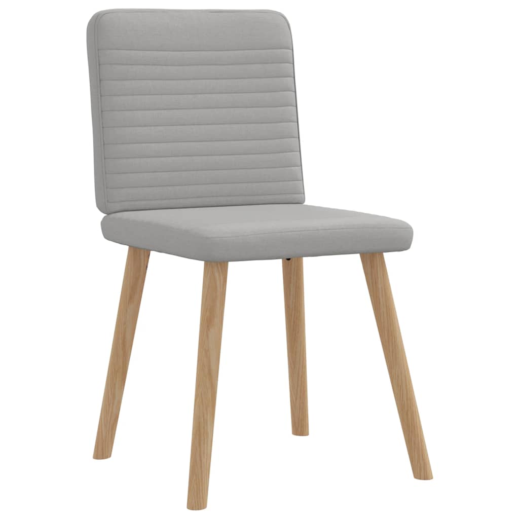 Spisestuestole 4 stk Cloud Grey Stof
