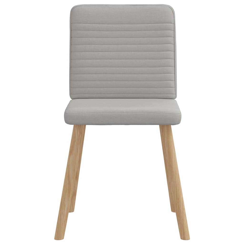 Spisestuestole 4 stk Cloud Grey Stof