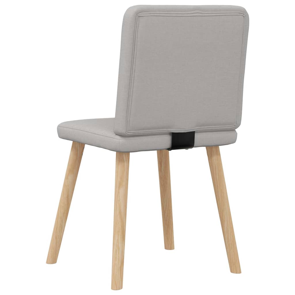Spisestuestole 4 stk Cloud Grey Stof