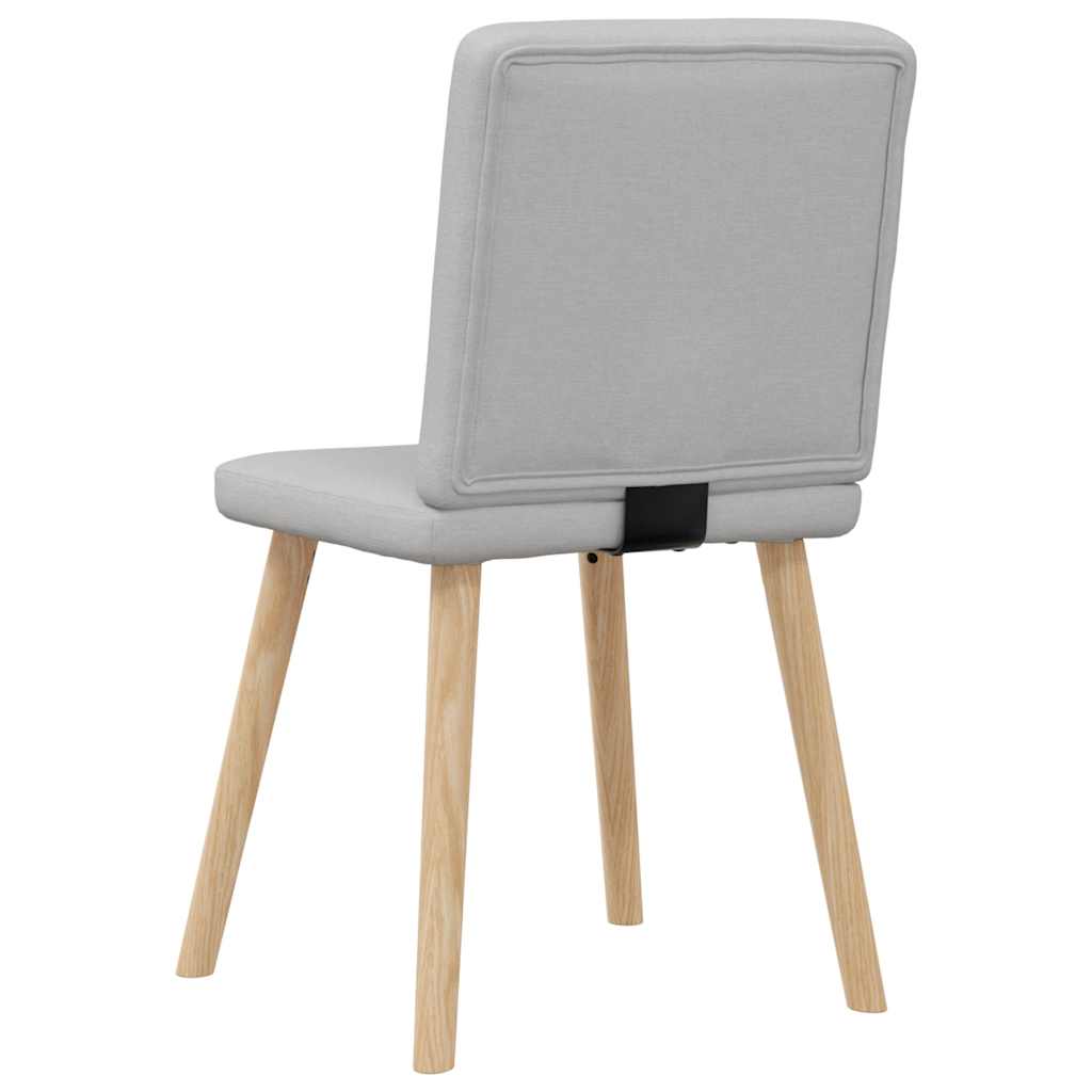 Spisestuestole 4 stk Cloud Grey Stof
