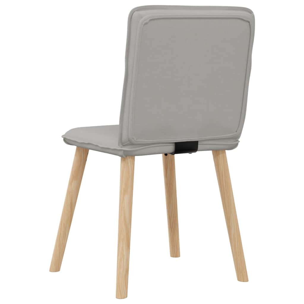 Spisestuestole 4 stk Cloud Grey Stof