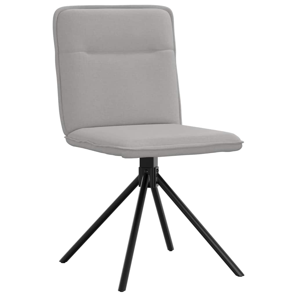 Spisestuestole 4 stk Cloud Grey Stof