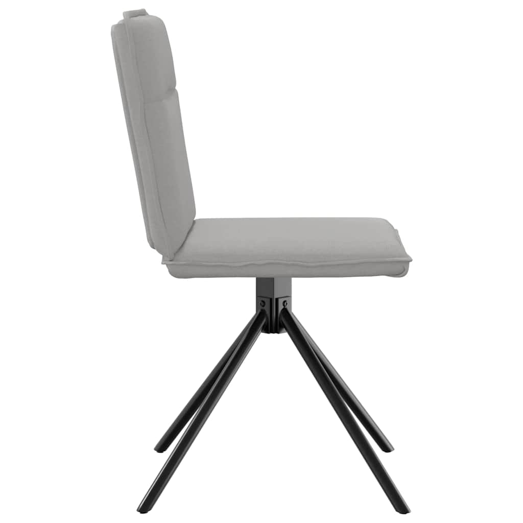 Spisestuestole 4 stk Cloud Grey Stof