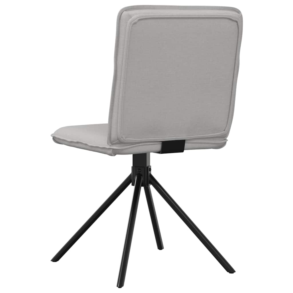 Spisestuestole 4 stk Cloud Grey Stof