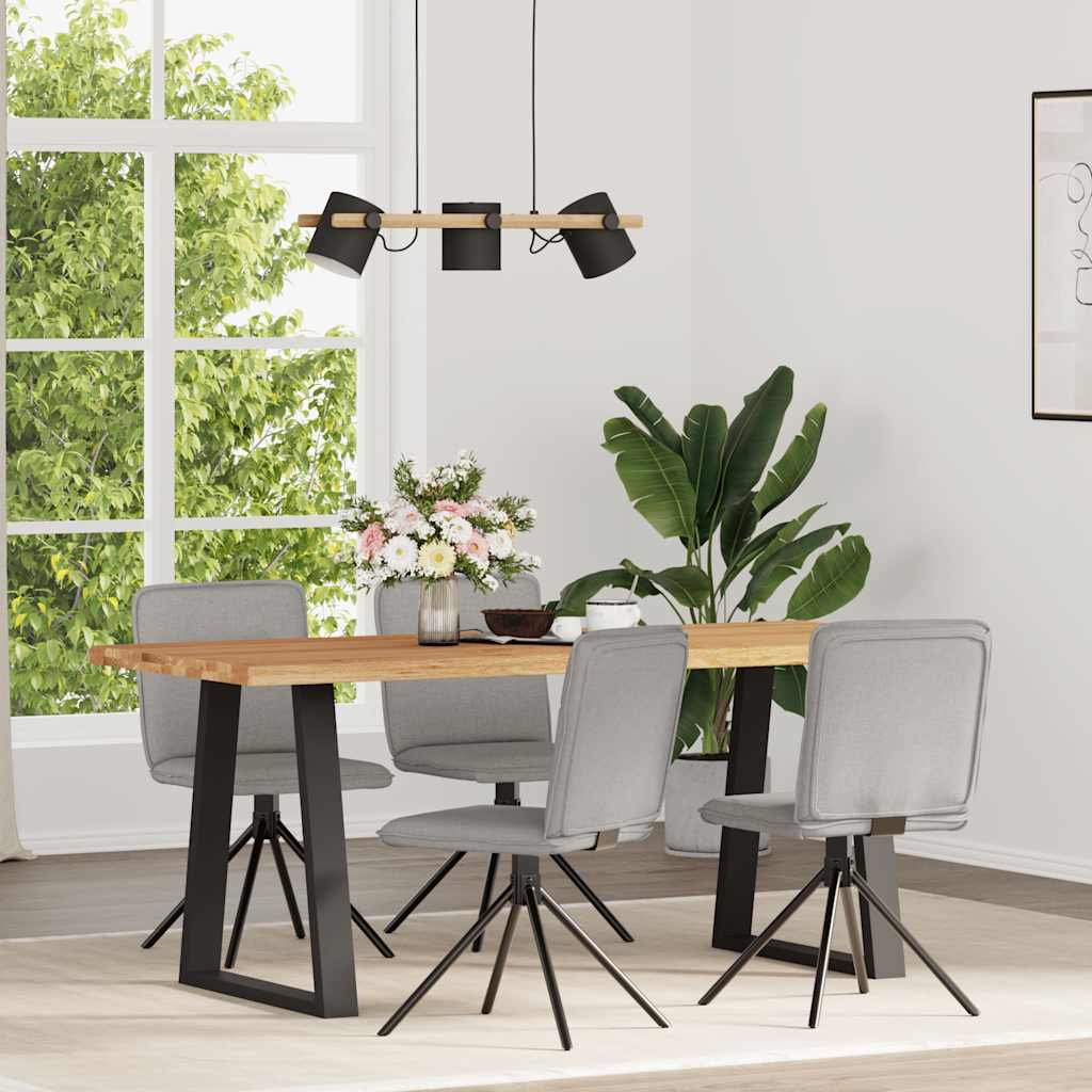 Spisestuestole 4 stk Cloud Grey Stof