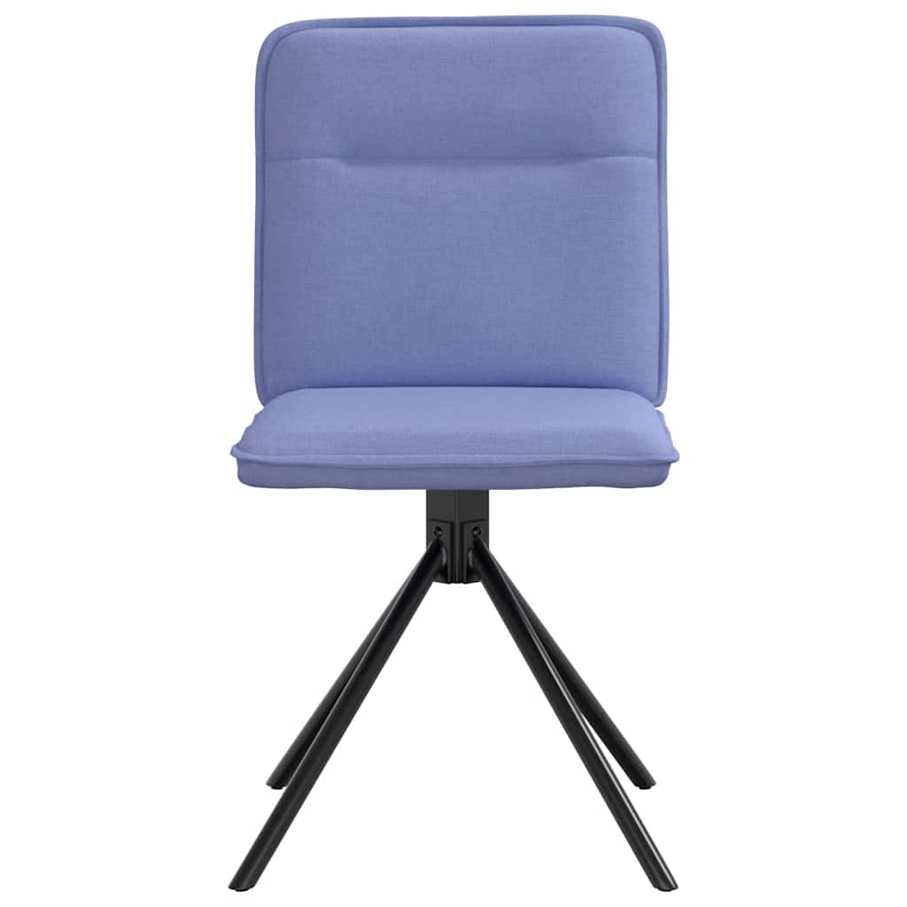 Spisestuestole 4 stk Denim Blå Stof