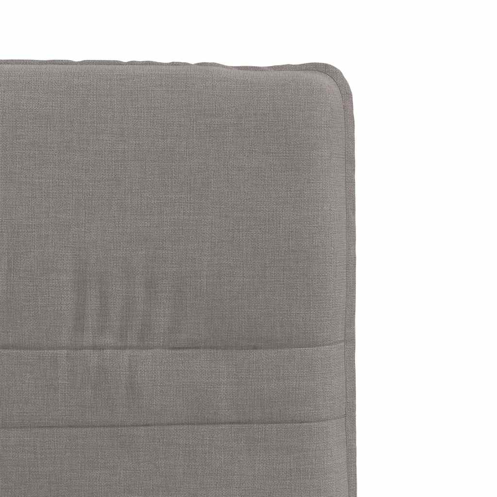 Spisestuestole 4 stk Taupe Stof