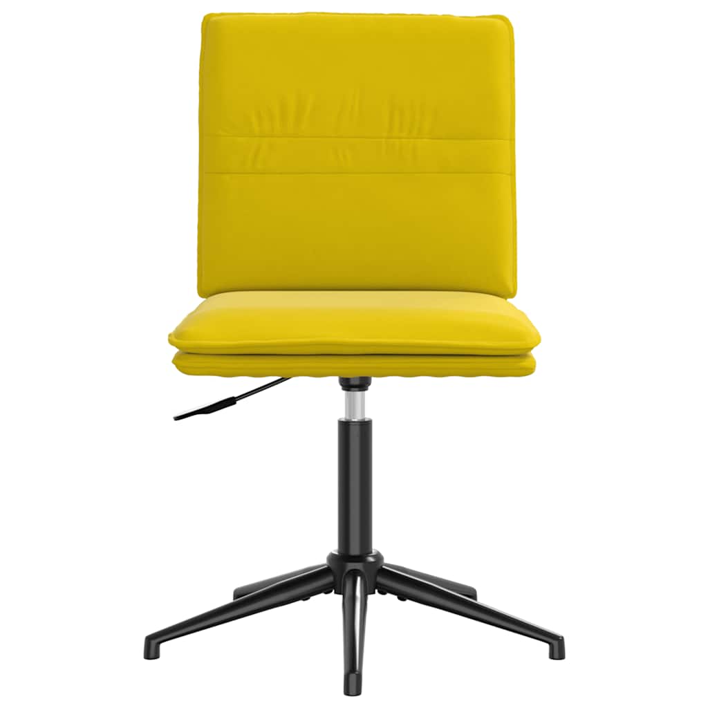 Spisestuestole 2 stk. Yellow Velvet