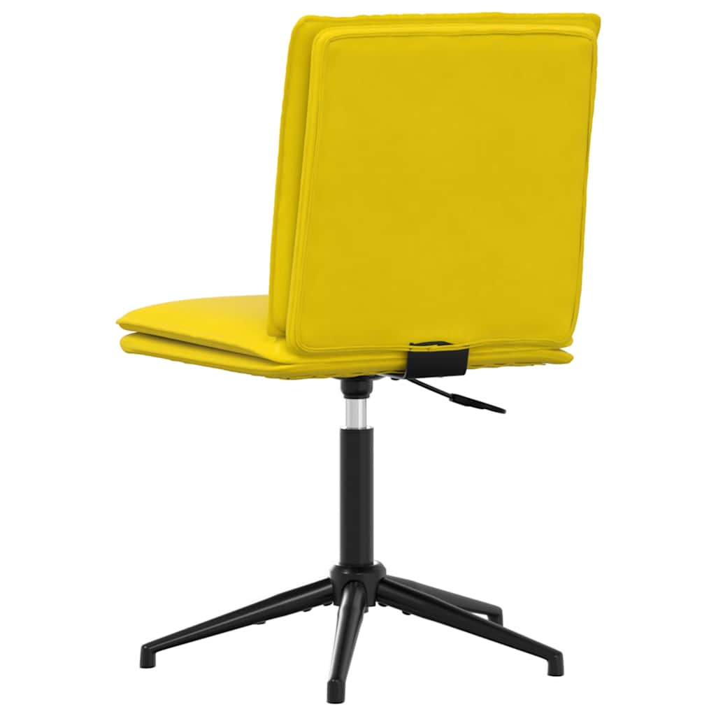 Spisestuestole 2 stk. Yellow Velvet