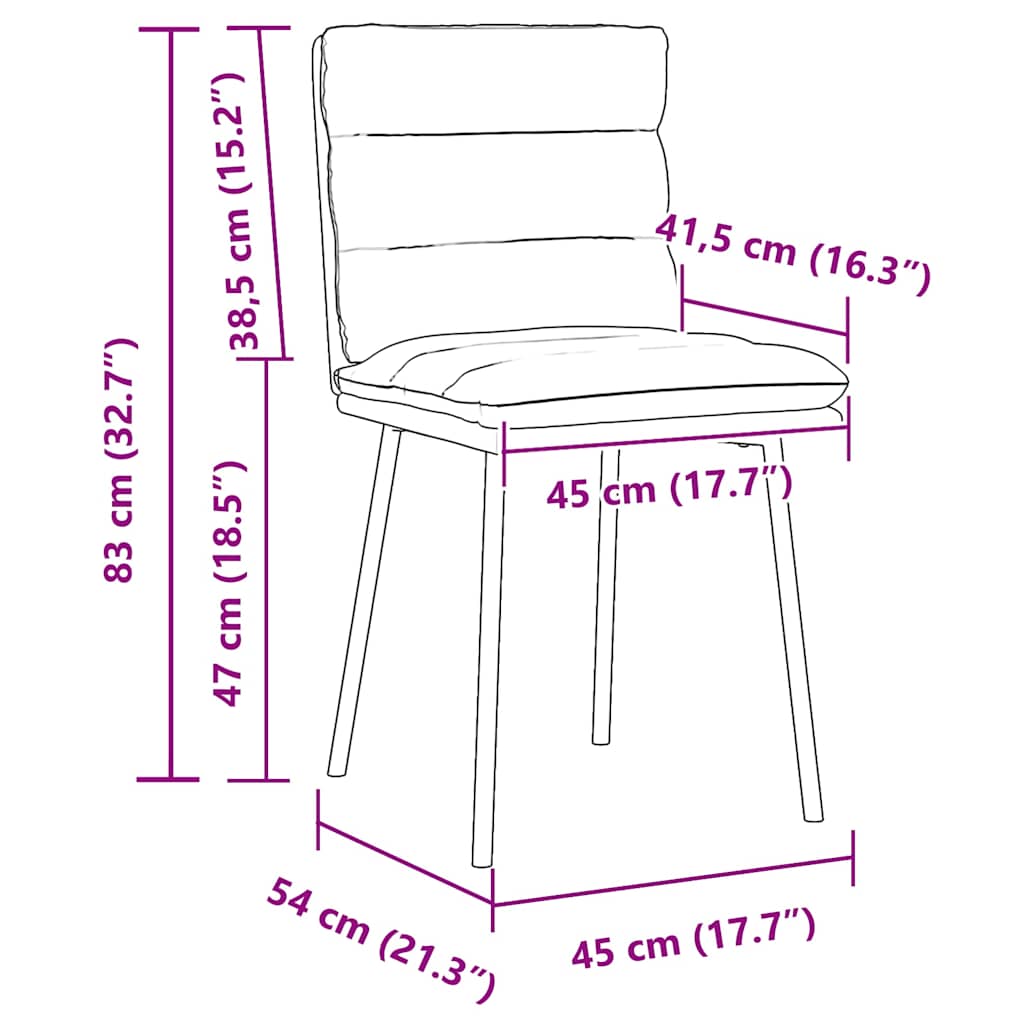 Spisestuestole 4 stk