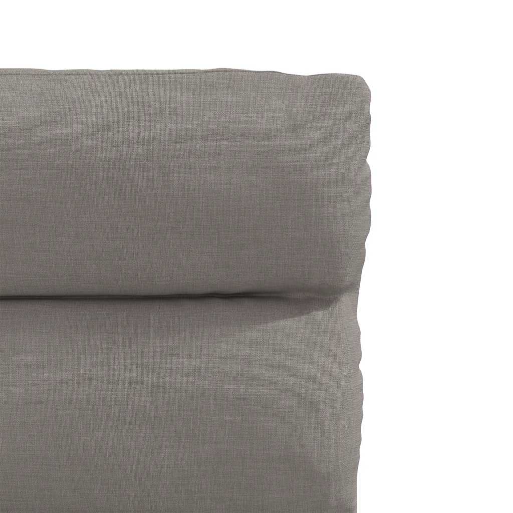 Spisestuestole 4 stk Taupe Stof