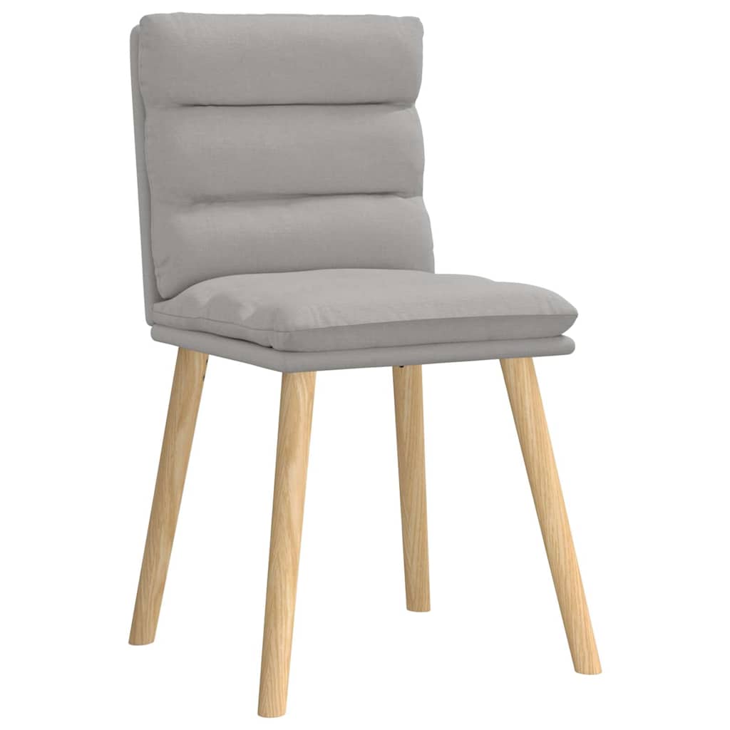 Spisestuestole 4 stk Cloud Grey Stof