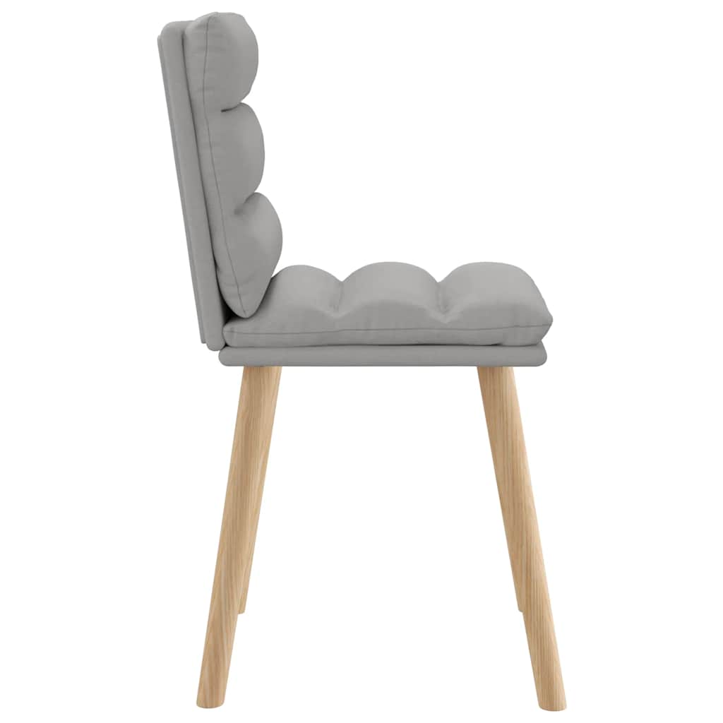 Spisestuestole 4 stk Cloud Grey Stof