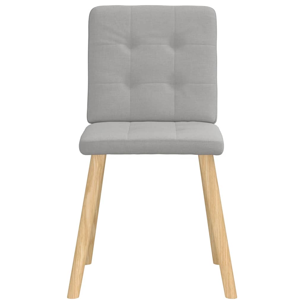Spisestuestole 6 stk Cloud Grey Stof