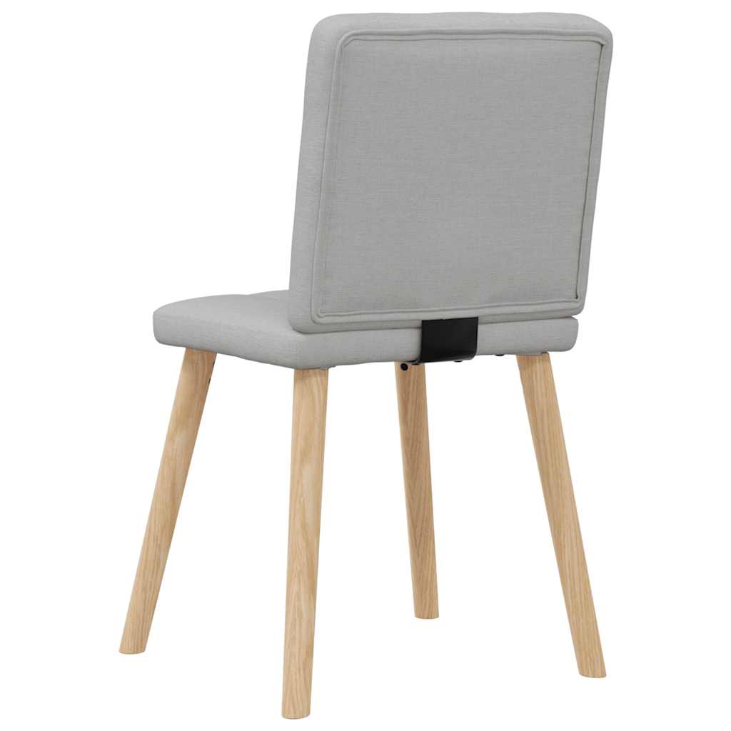 Spisestuestole 6 stk Cloud Grey Stof