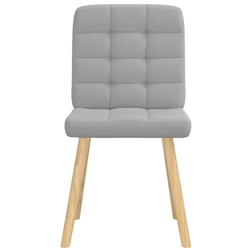 Spisestuestole 6 stk Cloud Grey Stof
