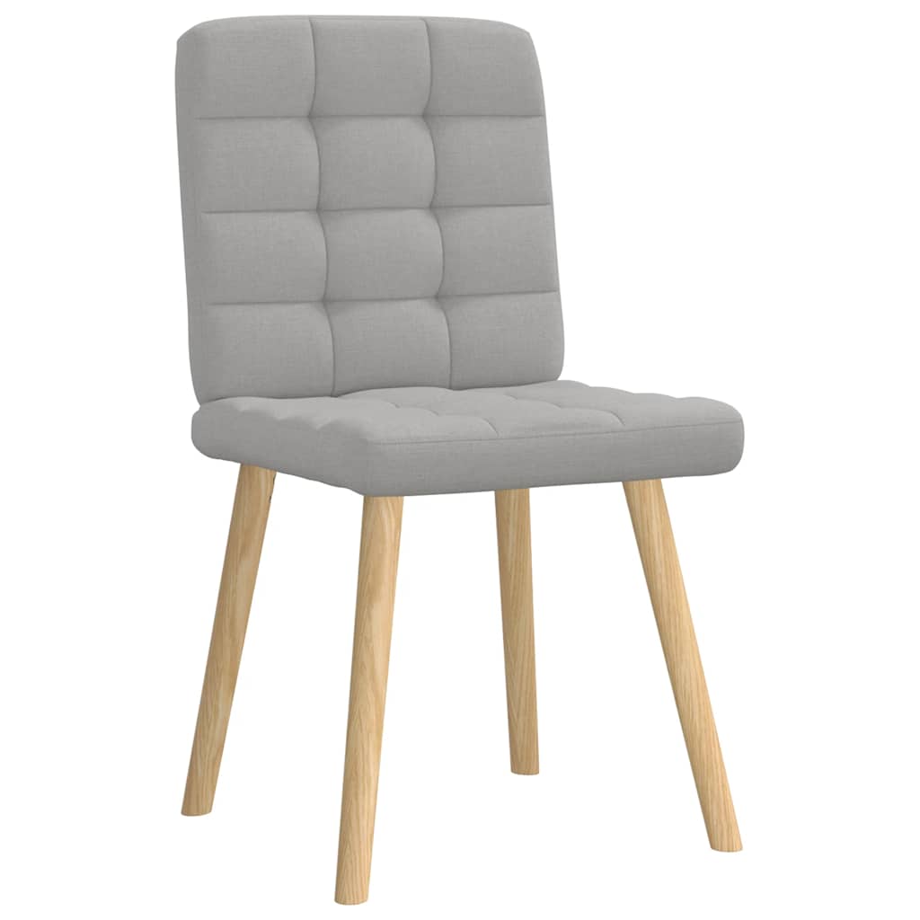Spisestuestole 6 stk Cloud Grey Stof