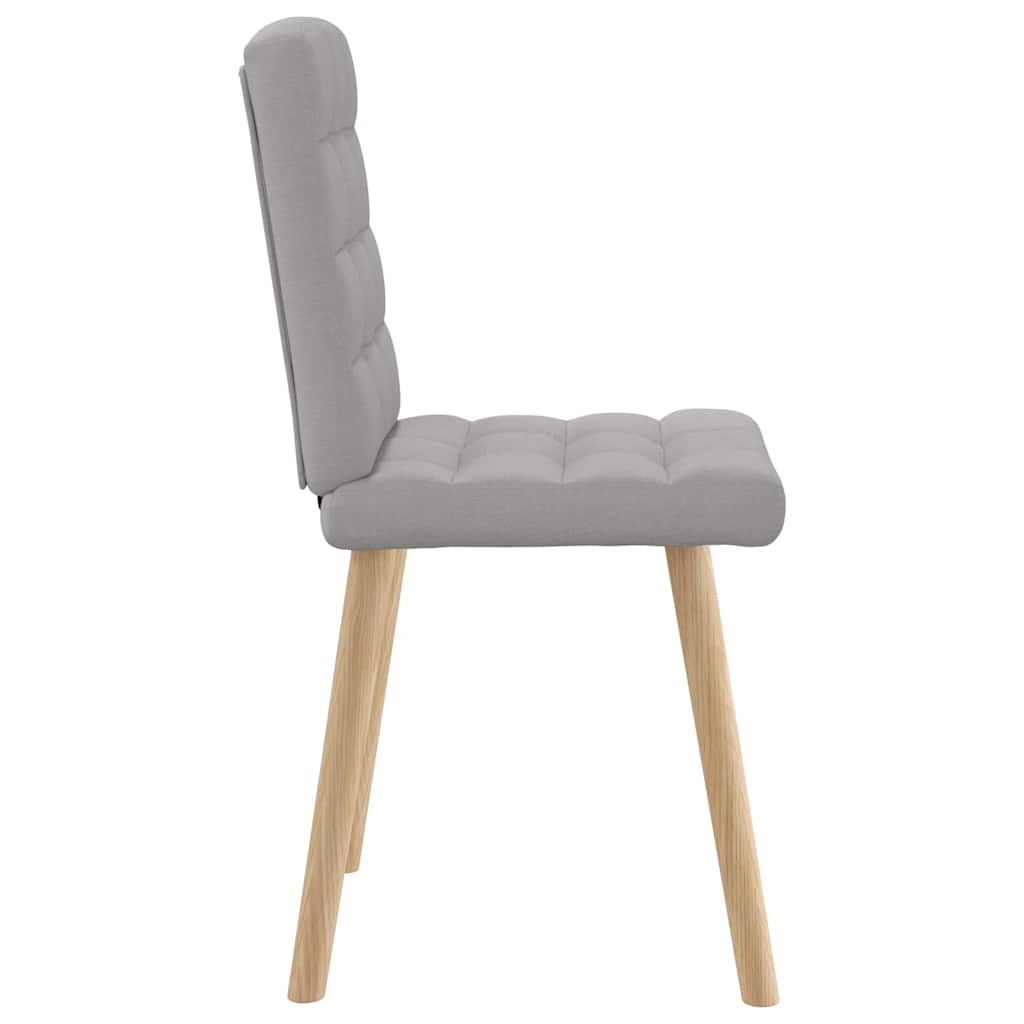 Spisestuestole 6 stk Cloud Grey Stof