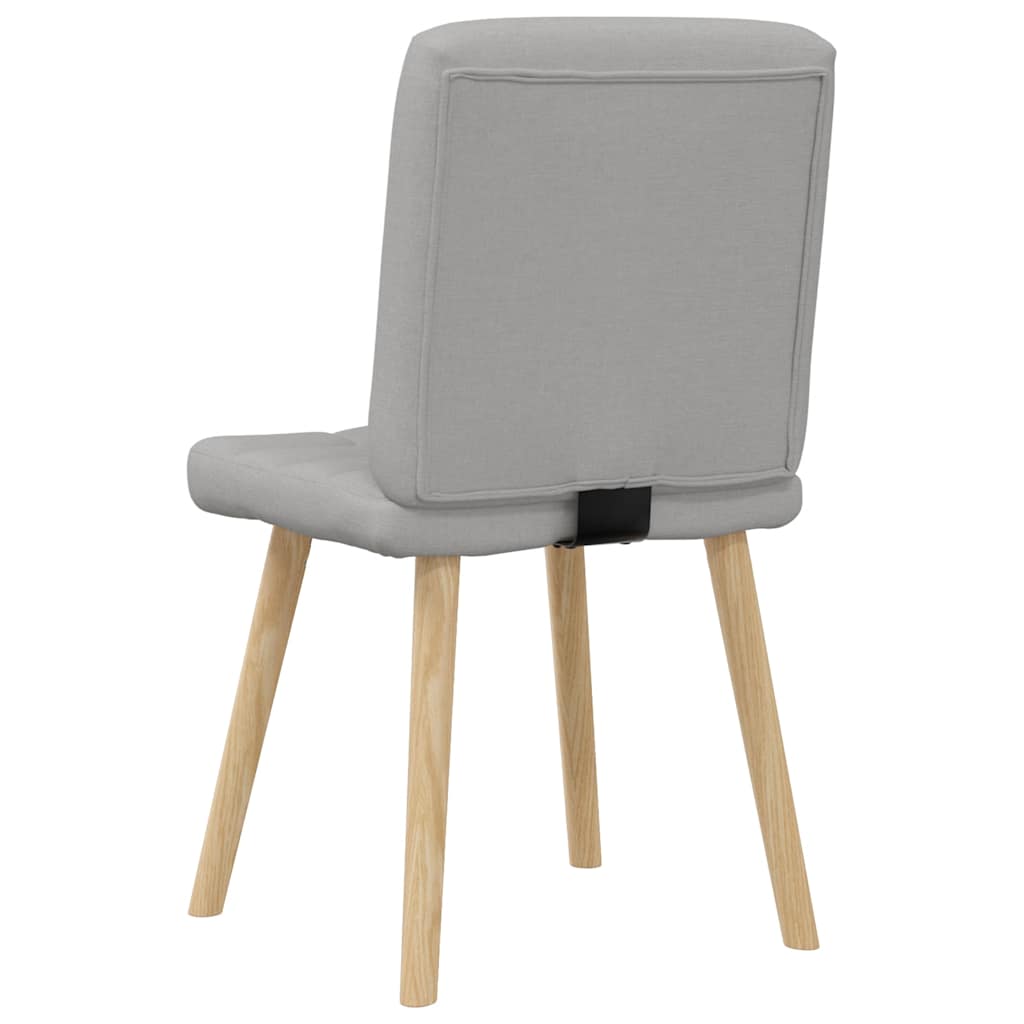 Spisestuestole 6 stk Cloud Grey Stof
