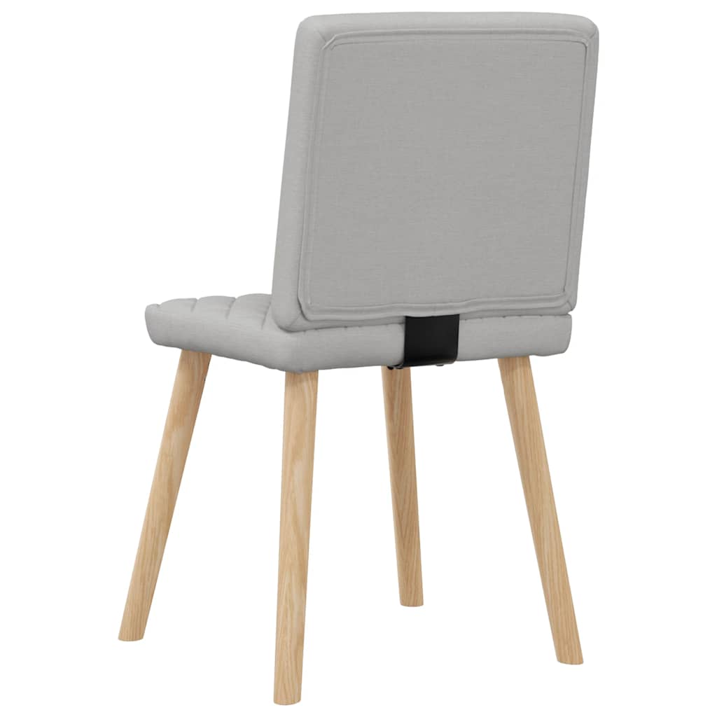 Spisestuestole 6 stk Cloud Grey Stof