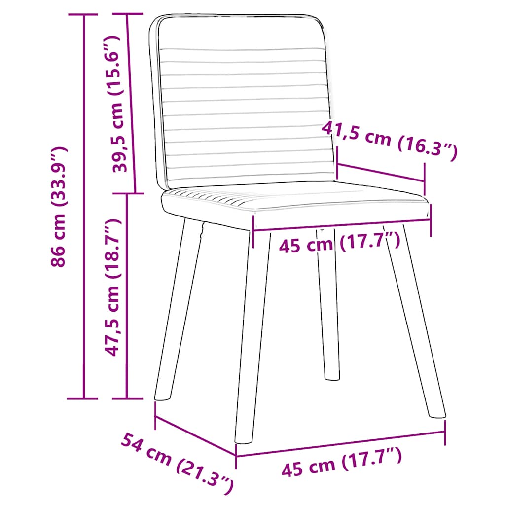 Spisestuestole 6 stk