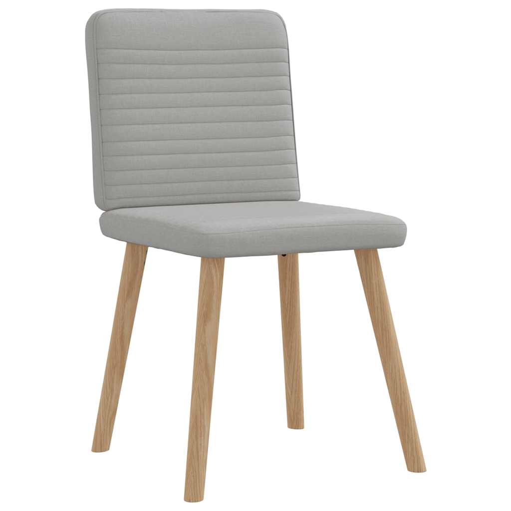 Spisestuestole 6 stk Cloud Grey Stof