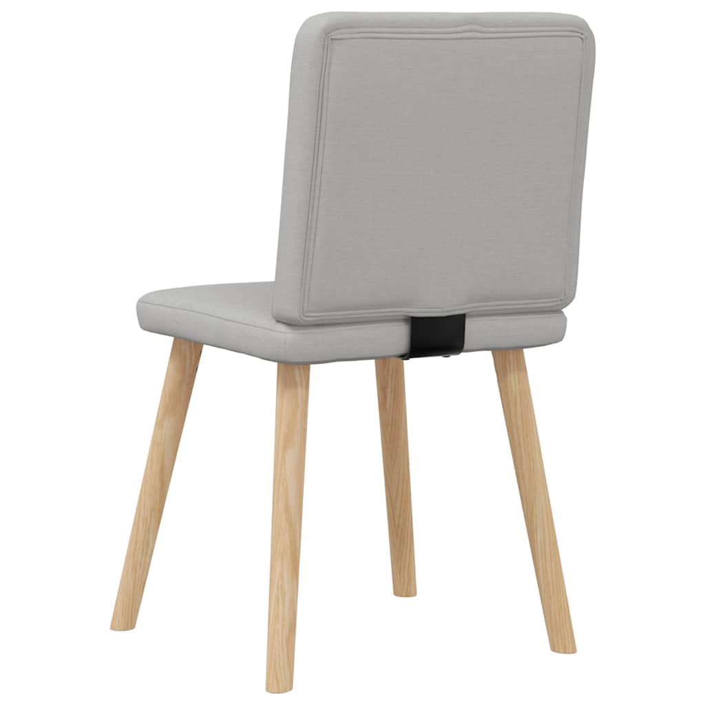 Spisestuestole 6 stk Cloud Grey Stof