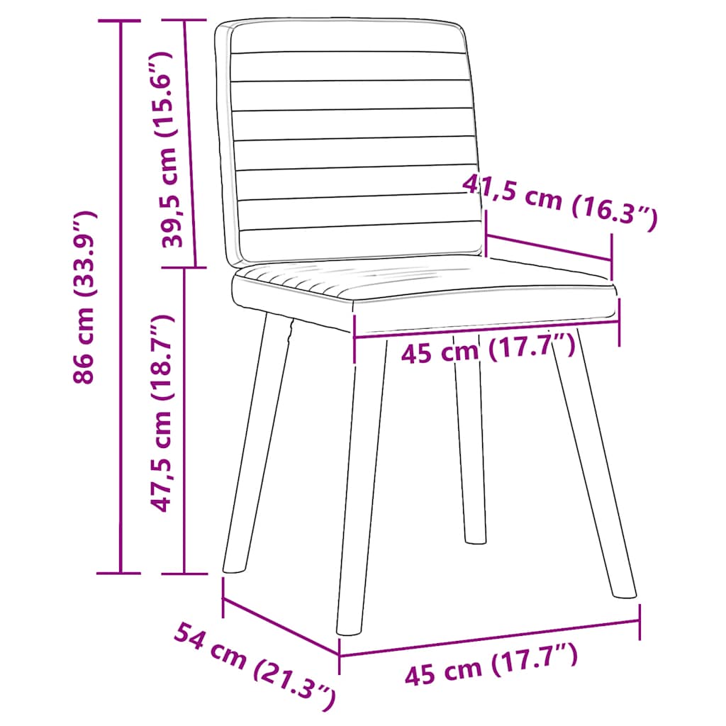 Spisestuestole 6 stk