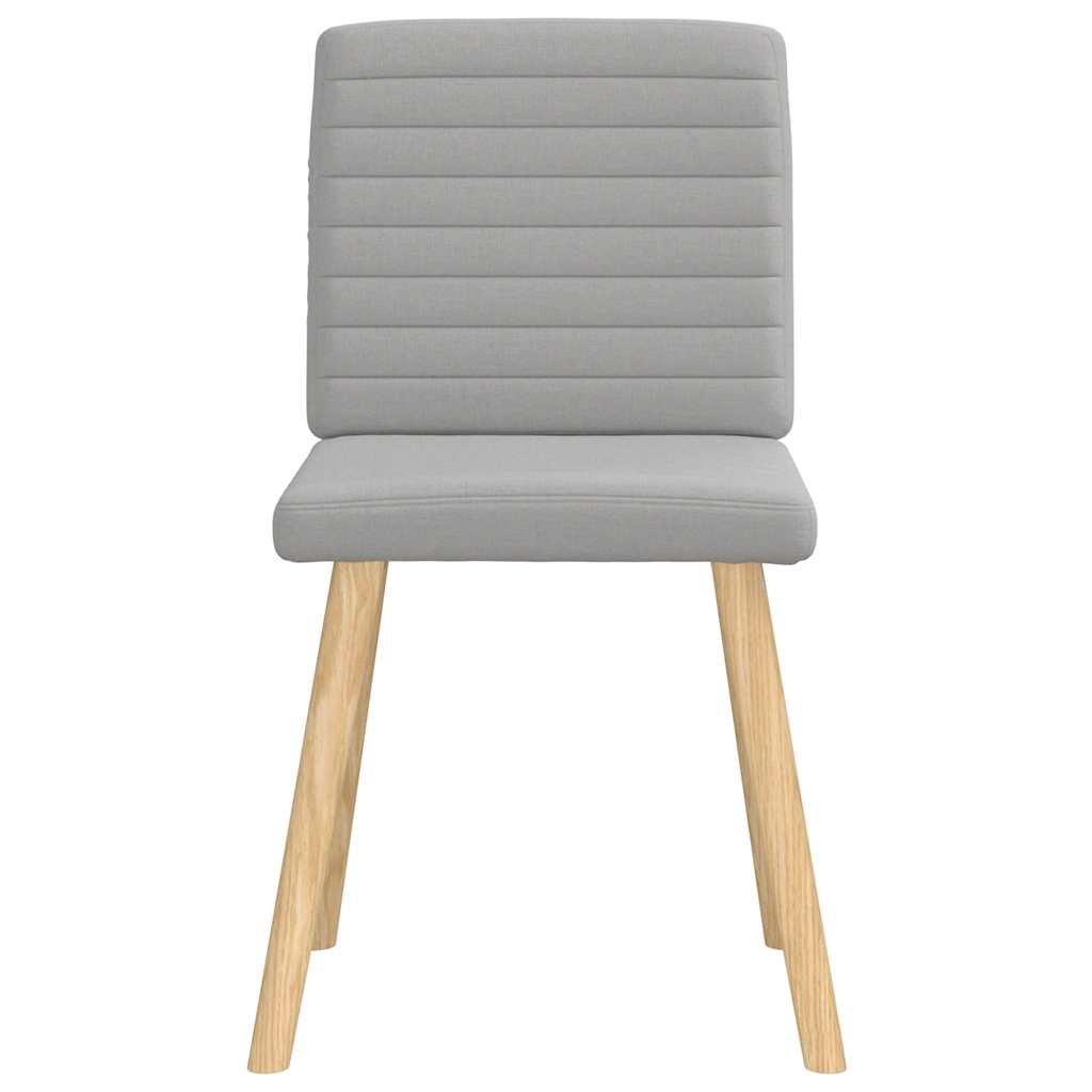 Spisestuestole 6 stk Cloud Grey Stof
