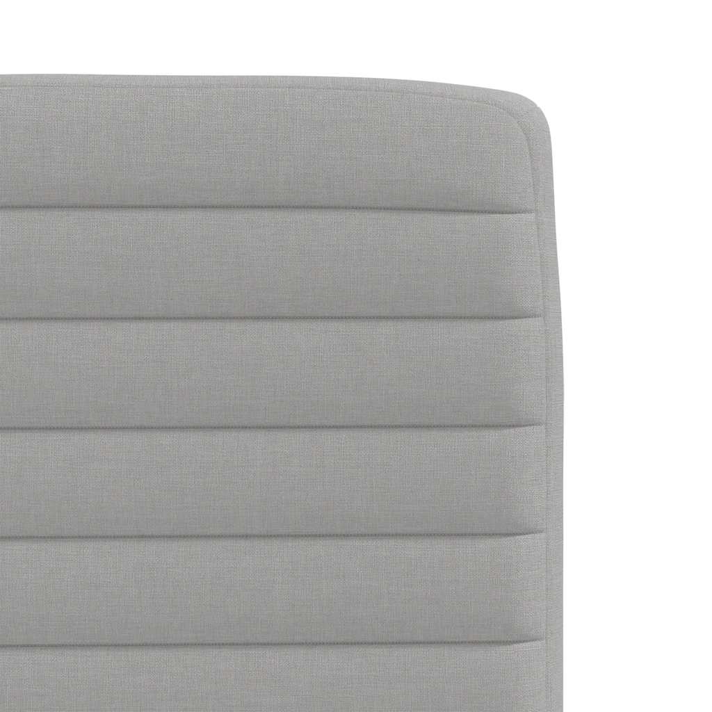 Spisestuestole 6 stk Cloud Grey Stof