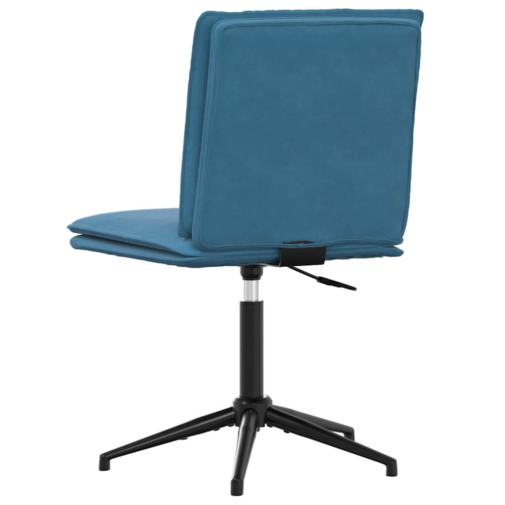Spisestuestole 4 stk. Blue Velvet