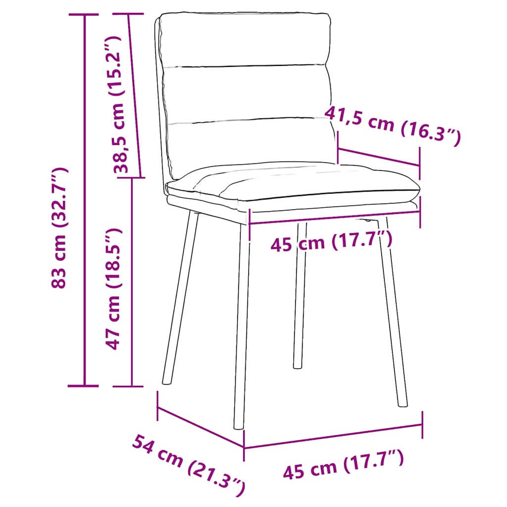Spisestuestole 6 stk