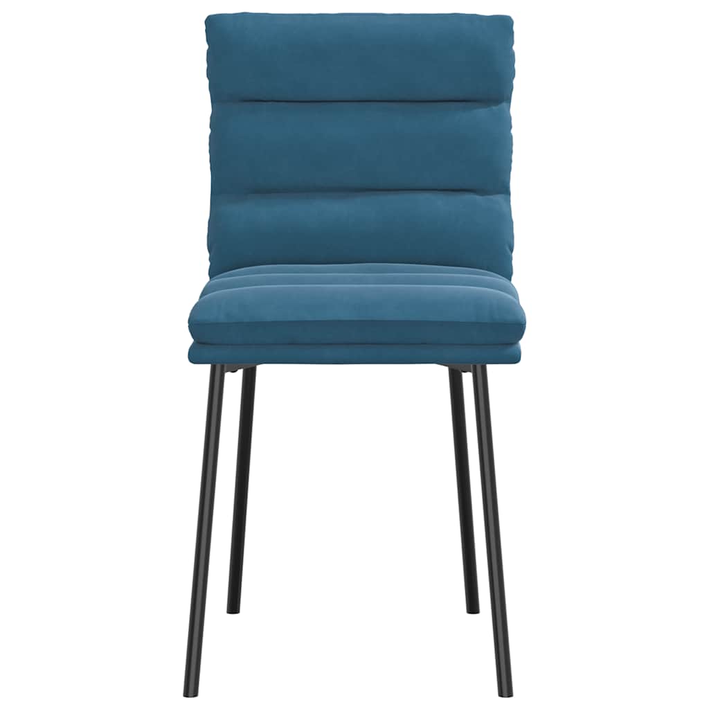 Spisestuestole 6 stk. Blue Velvet