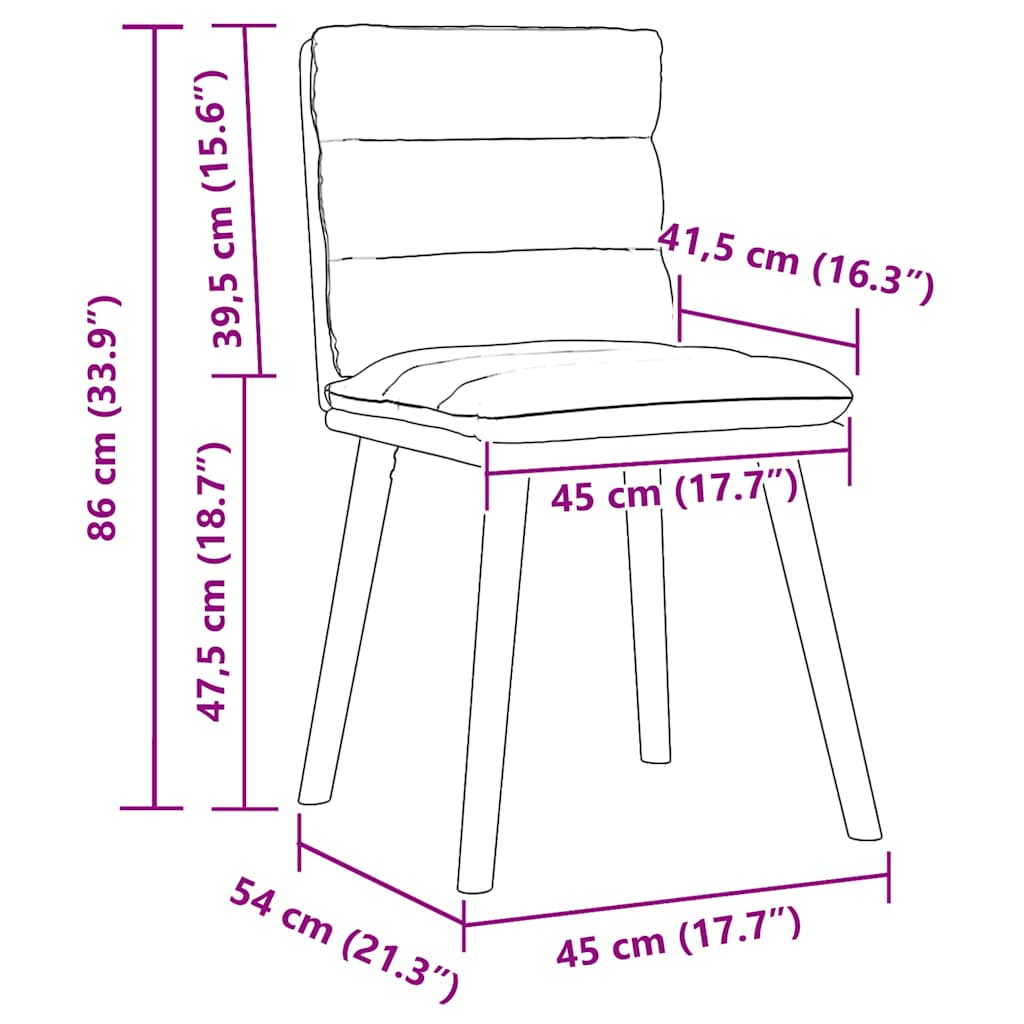 Spisestuestole 6 stk