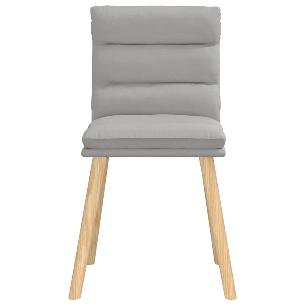 Spisestuestole 6 stk Cloud Grey Stof